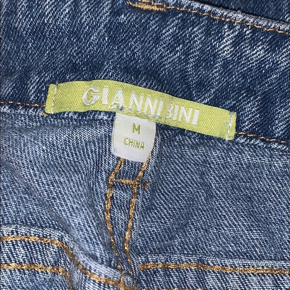 GIANNI BINI SIZE MEDIUM TWO TONED JEANS - Picture 4 of 5